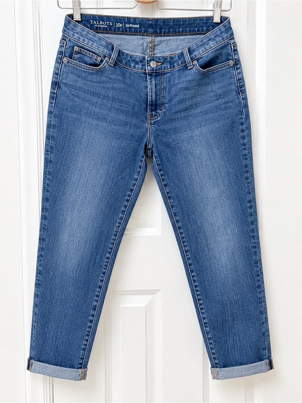 Talbots Flawless Girlfriend Jeans in Light Blue Denim